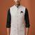 Ivory thread and sequins embroidered nehru jacket 