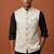 Ivory thread work nehru jacket 