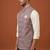 Move thread and sequins embroidered nehru jacket 