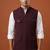 Wine designer 4 pocket nehru jacket 