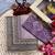 Lavender Sequin And Dori Embroidered Twil Net Saree