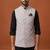 pink thread work nehru jacket 