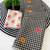 Black linen printed saree with unstitched blouse piece