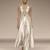 Pearl white embroidered raw silk co ord set