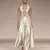 Pearl white embroidered raw silk co ord set