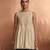 Ivory green embroidered raw silk co ord set