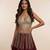 Wine Embroidered Silk Lehenga With Beaded Fringe Blouse