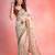 Designer space satin bits sequence work saree with contrast running blouse for wedding & party wea