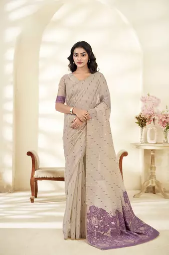 cotton saree ethnic wear saree set for festive & casual wear