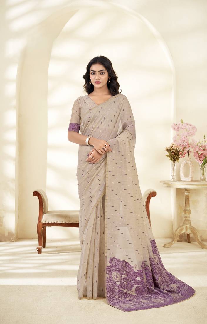 cotton saree ethnic wear saree set for festive & casual wear