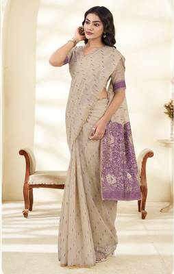 cotton saree ethnic wear saree set for festive & casual wear 4