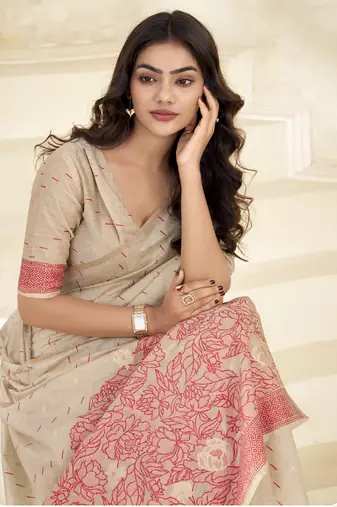 cotton saree ethnic wear saree set for festive & casual wear