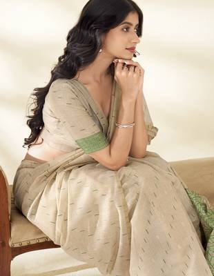 cotton saree ethnic wear saree set for festive & casual wear 2