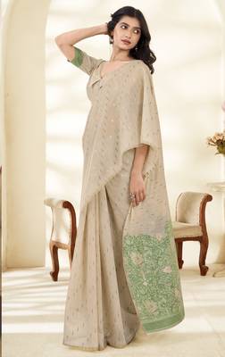 cotton saree ethnic wear saree set for festive & casual wear 4