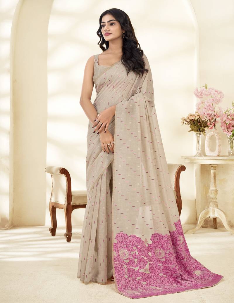 cotton saree ethnic wear saree set for festive & casual wear
