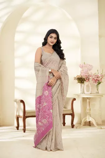 cotton saree ethnic wear saree set for festive & casual wear