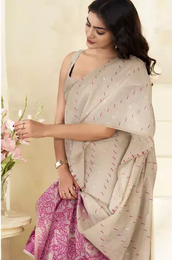 cotton saree ethnic wear saree set for festive & casual wear