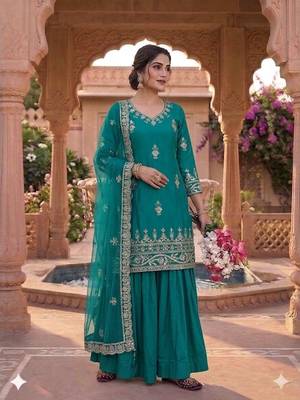  crepe top lehenga with net dupattasequins embroidered party wear lehenga set for women 2