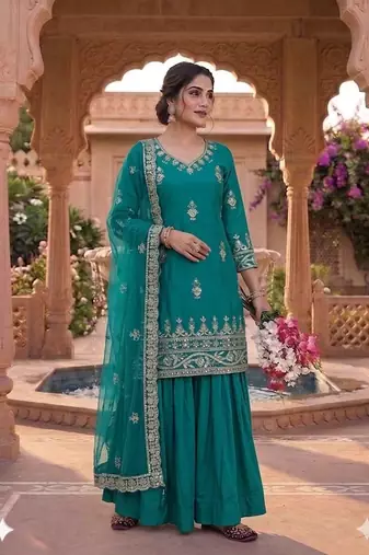 crepe top lehenga with net dupattasequins embroidered party wear lehenga set for women
