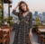 Women's Rayon Printed Hanblock Designer Flared Anarkali Ethnic Black Gown 