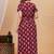 Women's Pure Cotton Rajasthani Printed Designer Embroidered Nighty For Casual Wear & Comfort Wear
