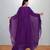 Royal Purple Embroidered Butterfly Kaftan