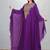 Royal Purple Embroidered Butterfly Kaftan