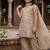 Trendy stylish kids wear heavy embroidery sequence work kurta set