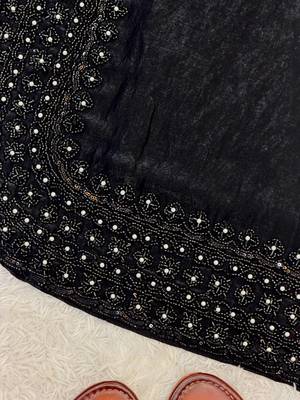  heavy fandy silk embroidered beads work top palazzo dupatta set for women 4