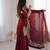fendy silk embroidered sharara palazzo suit with dupatta
