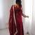 fendy silk embroidered sharara palazzo suit with dupatta