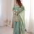 fendy silk embroidered sharara palazzo suit with dupatta