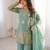 fendy silk embroidered sharara palazzo suit with dupatta