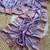 Lavender  Color Viscose Embroidery Work  Silk Saree