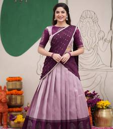 New Traditional South Indian Festive Silk Lehenga Choli