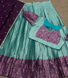 New Traditional South Indian Festive Silk Lehenga Choli