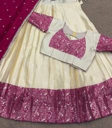 New Traditional South Indian Festive Silk Lehenga Choli
