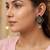 Black color handcraft earrings