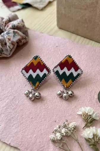 Multi color handcraft earrings
