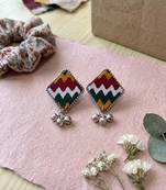 Multi color handcraft earrings