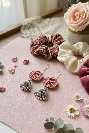 Multi color handcraft earrings