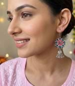 Multi color handcraft earrings