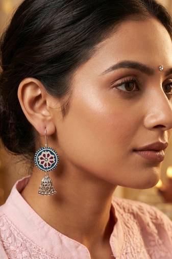 Multi color handcraft earrings