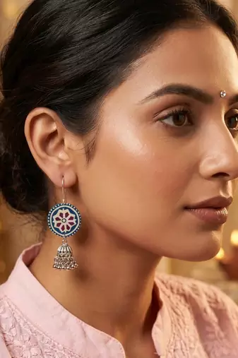 Multi color handcraft earrings