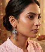 Multi color handcraft earrings