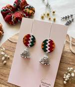 Multi color handcraft earrings