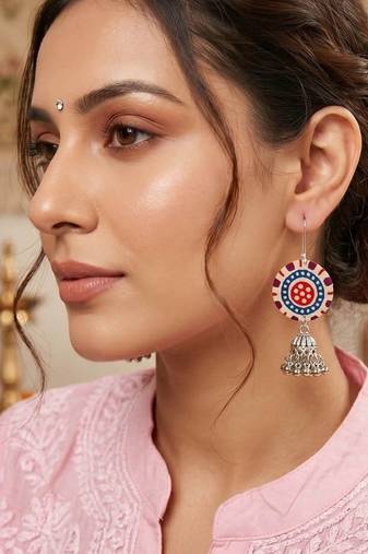 Multi color handcraft earrings