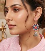 Multi color handcraft earrings