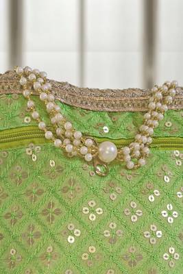 Green potali bags for women handbags  4