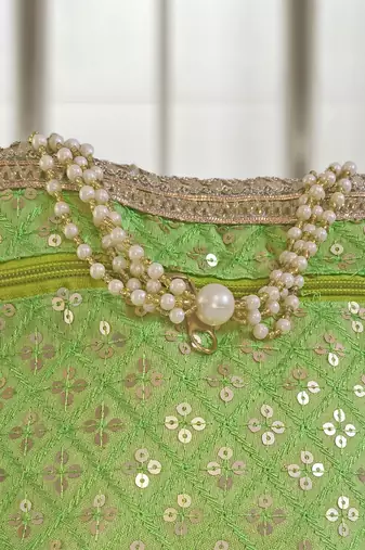 Green potali bags for women handbags 